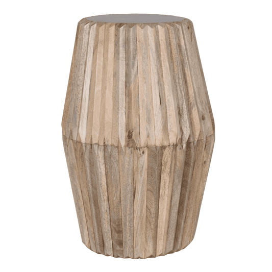 Hudson Carved Mango Wood Side Table