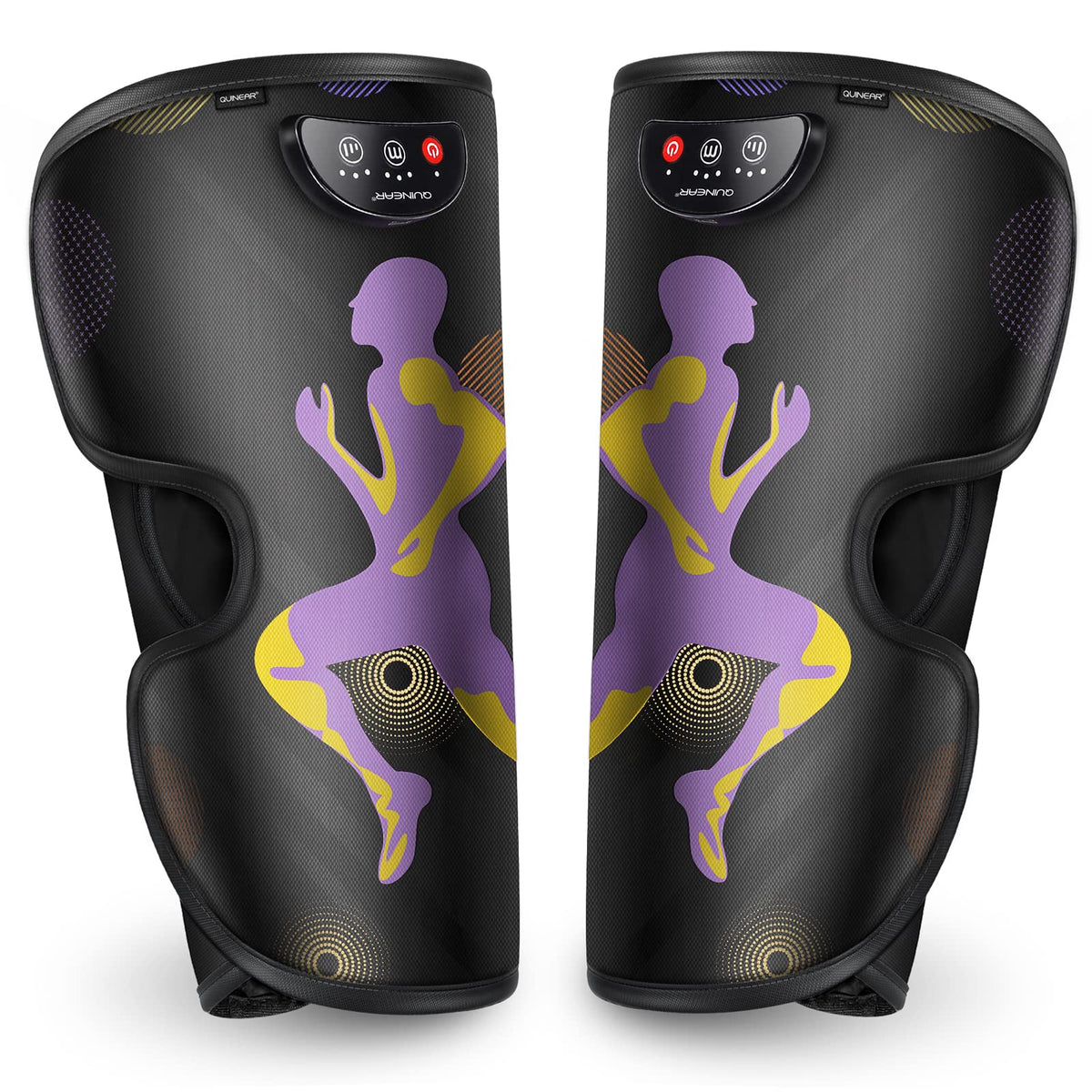 QUINEAR Rechargeable Leg Massager for Circulation and Pain Relief Cordless Air Leg Compression Massager Calf Massager Gift for Mom Dad Women Men (FSA or HSA Eligible)