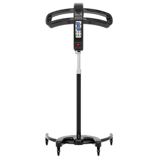 Professional Standing Hair Color Processor, Temperature & Angle Adjustable, 60-Minute Timing, Hair Dyeing/Perm Styling/Heating/Oil Treatment for Salon & Home Use