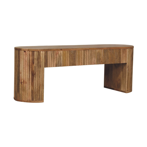 Artisan Furniture Solid Wood Soba Straight Media Unit, Brown