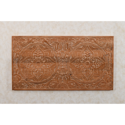 Artwork Mango Wood Bedframe Headboard