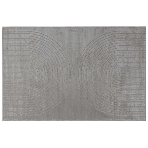 Area Rugs Rectangular Grey 340 x 240 cm