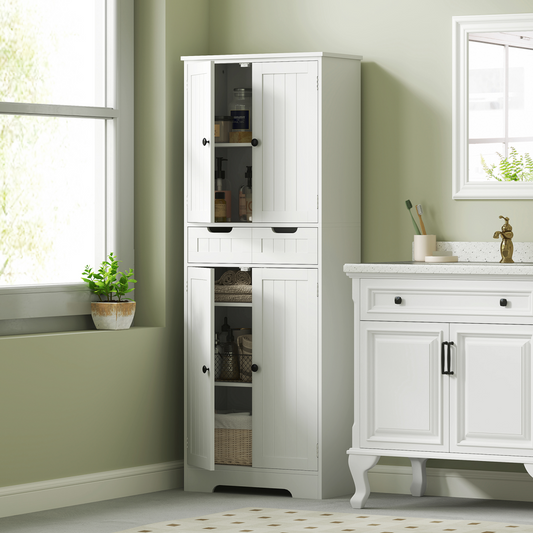 Bathroom Storage Cabinet-White