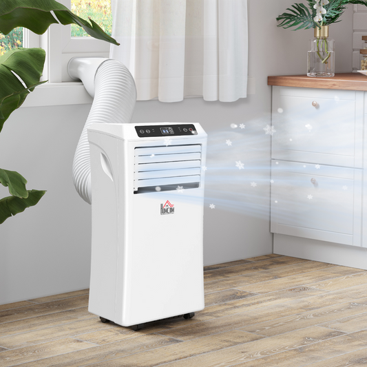 Mobile Air Conditioner W/ RC Cooling Sleeping Mode Portable White 1080W