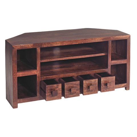 Toko Dark Mango Corner Tv Unit