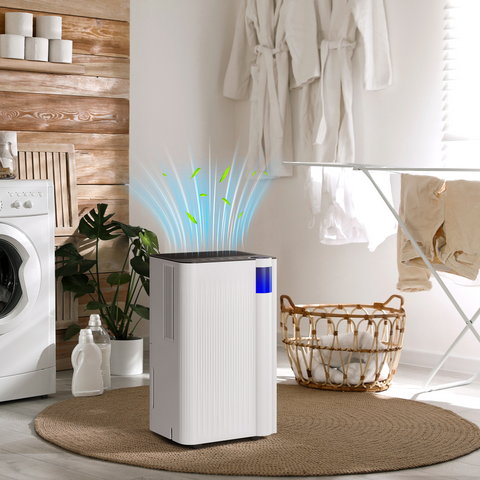 12L Dehumidifier with Filter, Auto Defrost, Children Lock, for Home