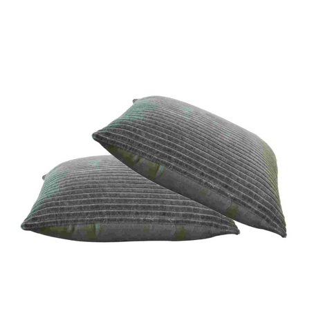 Artisan Furniture Ribbed Green Cushion Set of 2