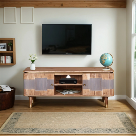 Wilton Acacia Wood Tv Unit
