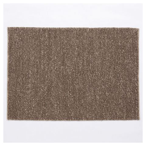 Delilah Wool Pebble 120x170cm Mottled Taupe Rug