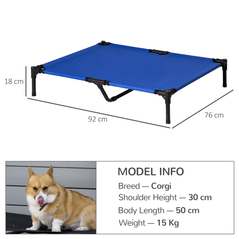 Elevated Pet Bed Cool Cot Dog Cat Portable Folding Home Camping Hammock Foldable