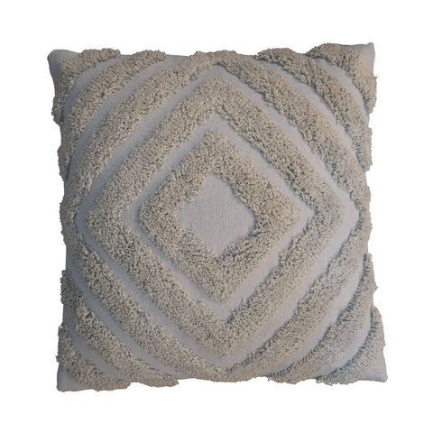 Artisan Furniture Grey Diamond Cushion Set of 2, Grey Color