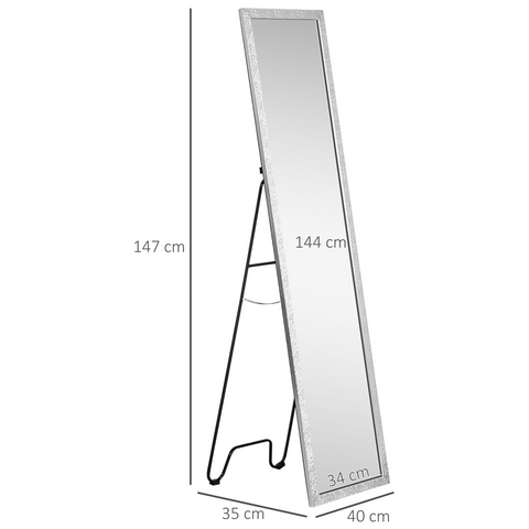Full Length Mirror Free Standing Dressing Mirror for Bedroom, Living Room