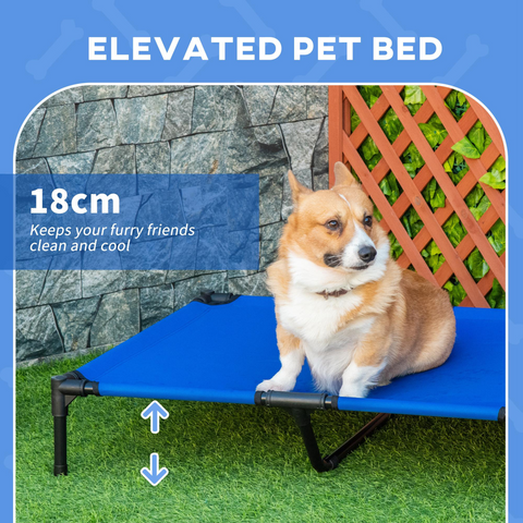 Elevated Pet Bed Cool Cot Dog Cat Portable Folding Home Camping Hammock Foldable