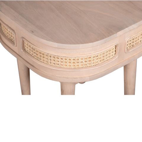 Valencia Cane & Mango Wood Bedside Table