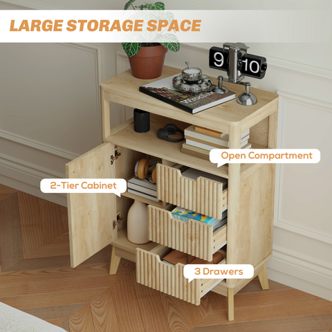 Modern Sideboard Storage Cabinet for Living Room Dining Room Bedroom