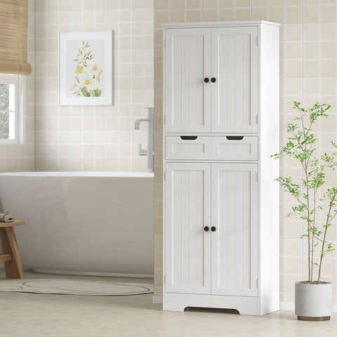 Bathroom Storage Cabinet-White
