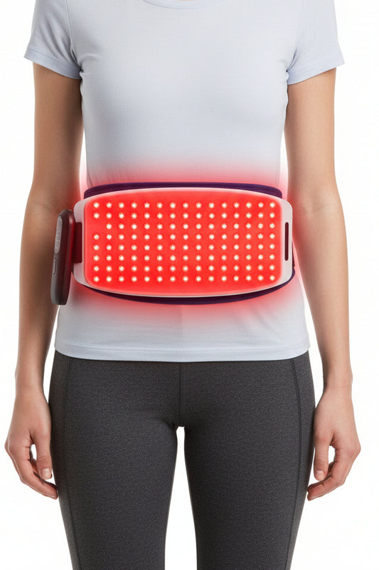 Valentines Day Gift Red Light Therapy Belt for Body Cordless Near Infrared Light Therapy Pain Relief & Inflammation with Soft Breathable Fabric for Muscle Soothe for Shoulder Waist Back Legs