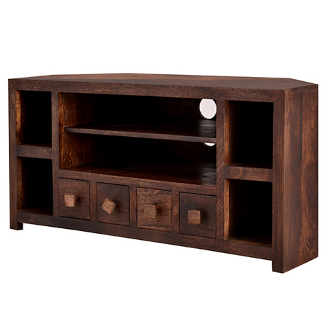 Toko Dark Mango Corner Tv Unit