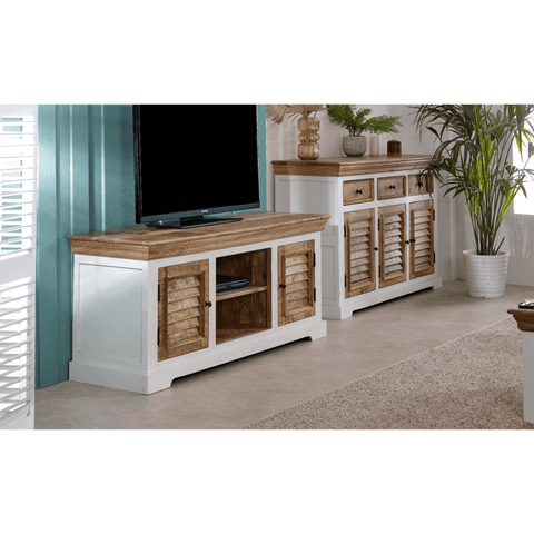 Alfie Tv Cabinet Upto 57" Solid Mango Wood
