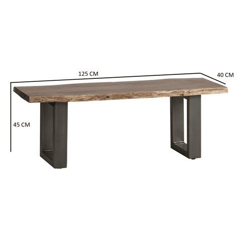 Baltic Live Edge Medium Bench