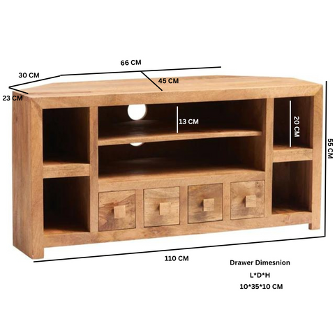 Toko  Light Mango Corner Tv Unit