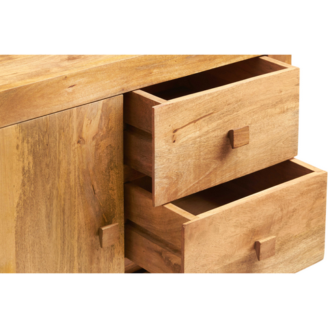 Toko Light Mango 3 Drawer Sideboard