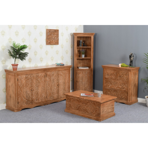 Artwork Mango Wood Sideboard Xl