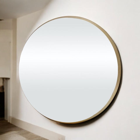 50X50CM GOLD BEVELLED MIRROR