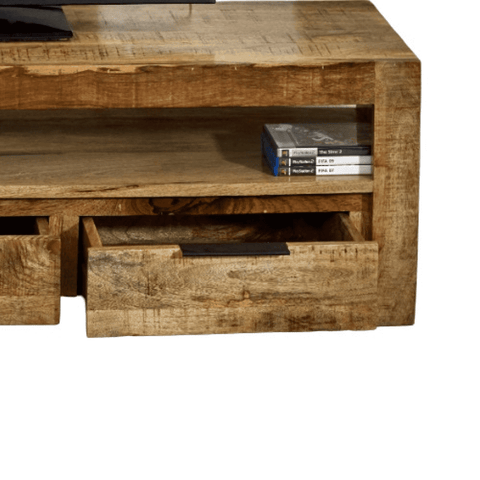 Surrey Solid Wood Large Tvc With 3 Drawers