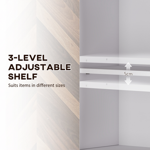 Bathroom Cabinet Wall Mounted Over the Toilet with 2 Doors, Walnut