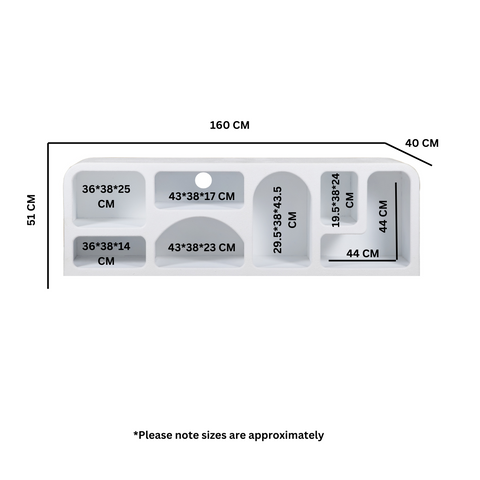 Geo Geometric Large Tv Cabinet