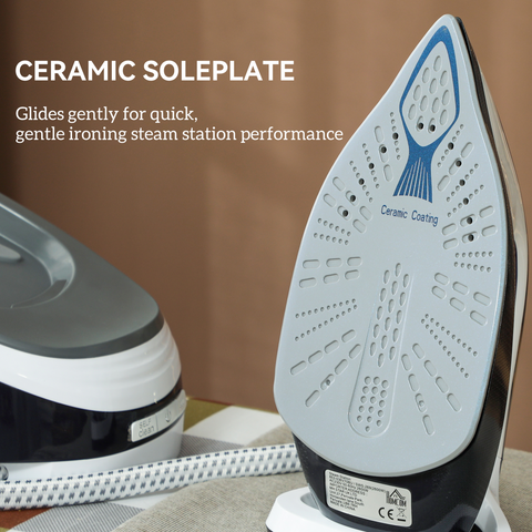 Steam Generator Iron, Large Water Tank, Smart ECO Mode, Self-Cleaning