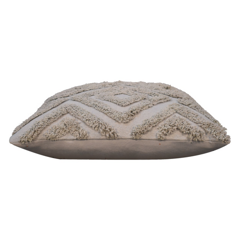 Artisan Furniture 2 Grey Mini Diamond Tassle Cushions