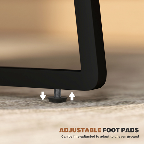 Round Coffee Table with Storage Shelf and Marble Effect Top, White