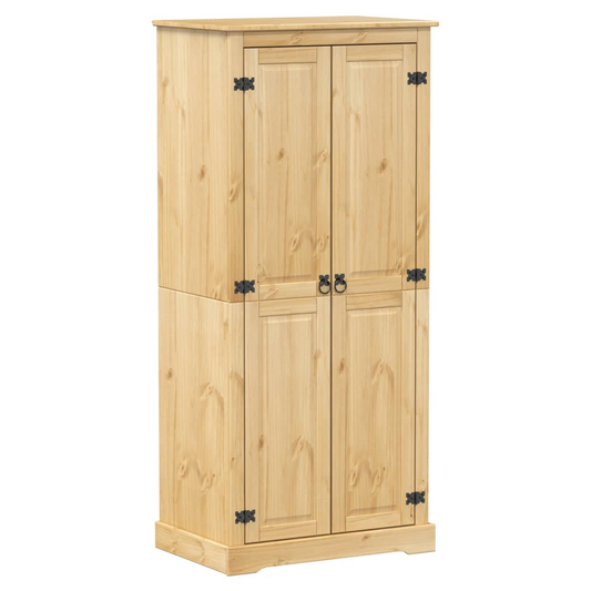 Wardrobe Corona 76x50x170 cm Solid Wood Pine