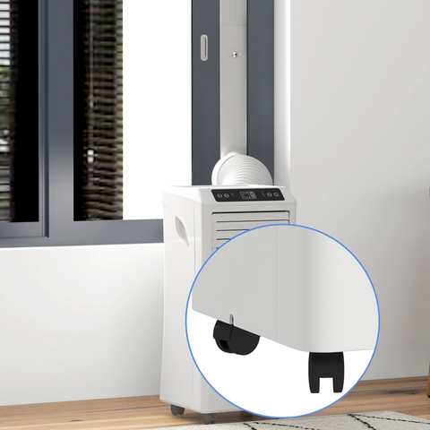 Mobile Air Conditioner W/ RC Cooling Sleeping Mode Portable White 1080W