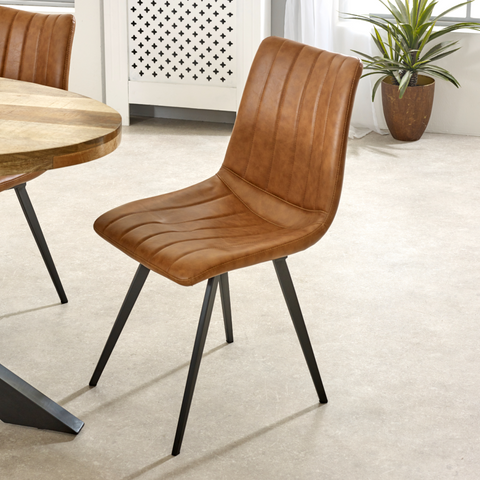 Surrey Solid Wood & Metal Oval Dining Table 6-8 Seater