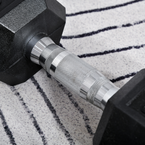 Hexagonal Dumbbells Kit Weight Lifting Exercise for Home Fitness 2x8kg HOMCOM