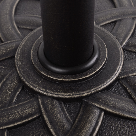 Umbrella Base for ?38mm and ?48mm Poles, Resin-Bronze