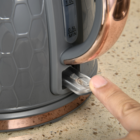 Kettle and Toaster Set 1.7L Fast Boil Kettle & 2 Slice Toaster Set Grey