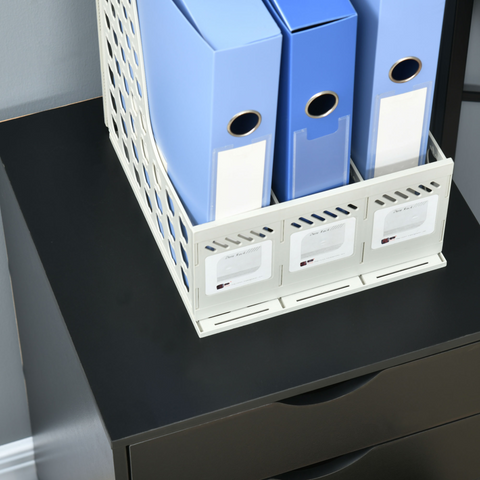 Mobile Vertical Filing Cabinet with 5 Drawers for Home Office, Black