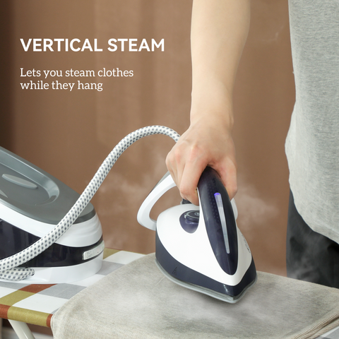 Steam Generator Iron, Large Water Tank, Smart ECO Mode, Self-Cleaning