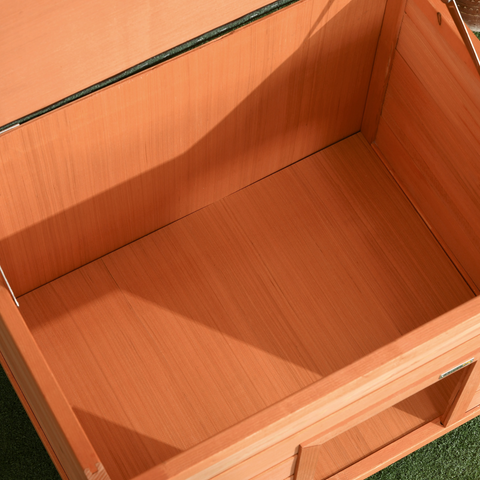 82cm Wooden Dog Kennel House Garden Shelter Backyard Waterproof Pet Supplies