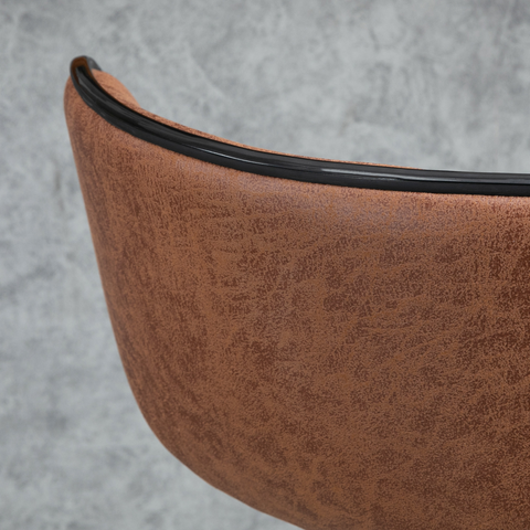 Vintage Bar Stool Set of 2 Microfiber Cloth Adjustable Height Armless Chairs