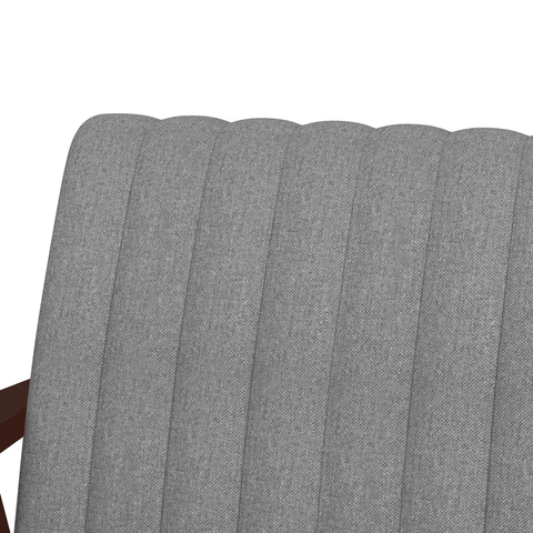 Modern Accent Chair Upholstered Armchair for Bedroom Living Room Grey