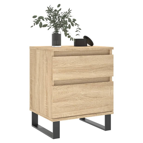 Bedside Cabinet Sonoma Oak 40x35x50 cm Engineered Wood
