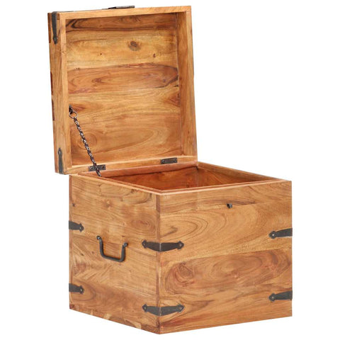 Chest | Natural wood | Solid Acacia wood | Small | Chest | Square
