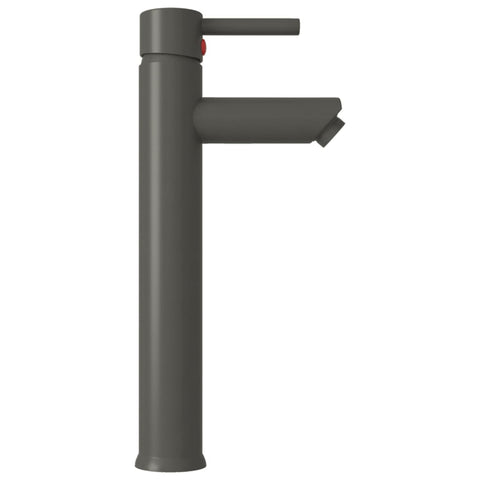 Bathroom Sink with Tap and Push Drain Clear Tempered Glass