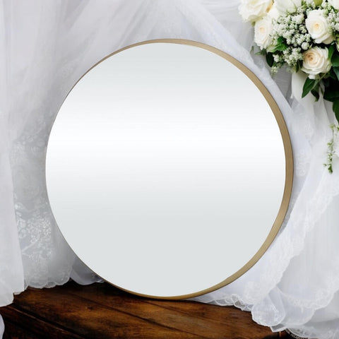 50X50CM GOLD BEVELLED MIRROR