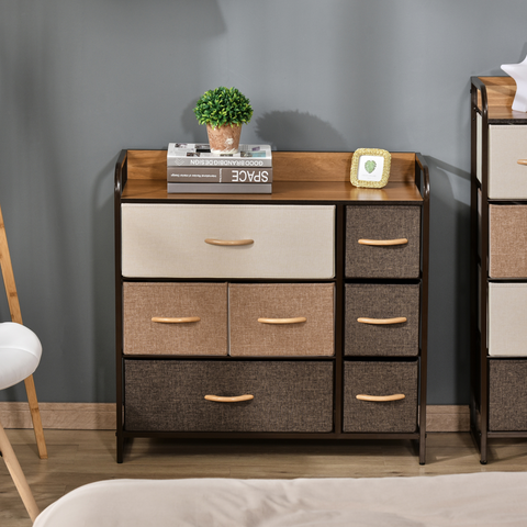 7-Drawer Dresser, Fabric Chest of Drawers, Storage Organizer
